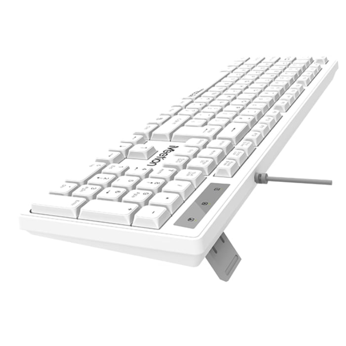 Meetion MT-K300 Standard USB Wired Keyboard White