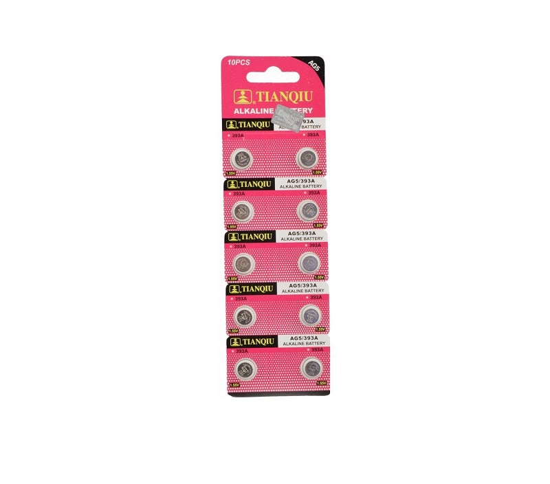 Alkaline batteries - AG5/393A – 1.55V - 10pcs - 681057