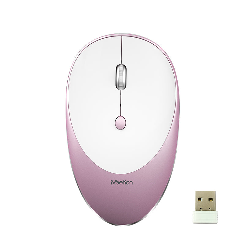 Meetion MT-R600 2.4G Wireless Mouse / Rose Gold