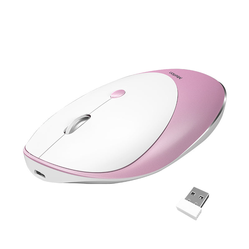 Meetion MT-R600 2.4G Wireless Mouse / Rose Gold