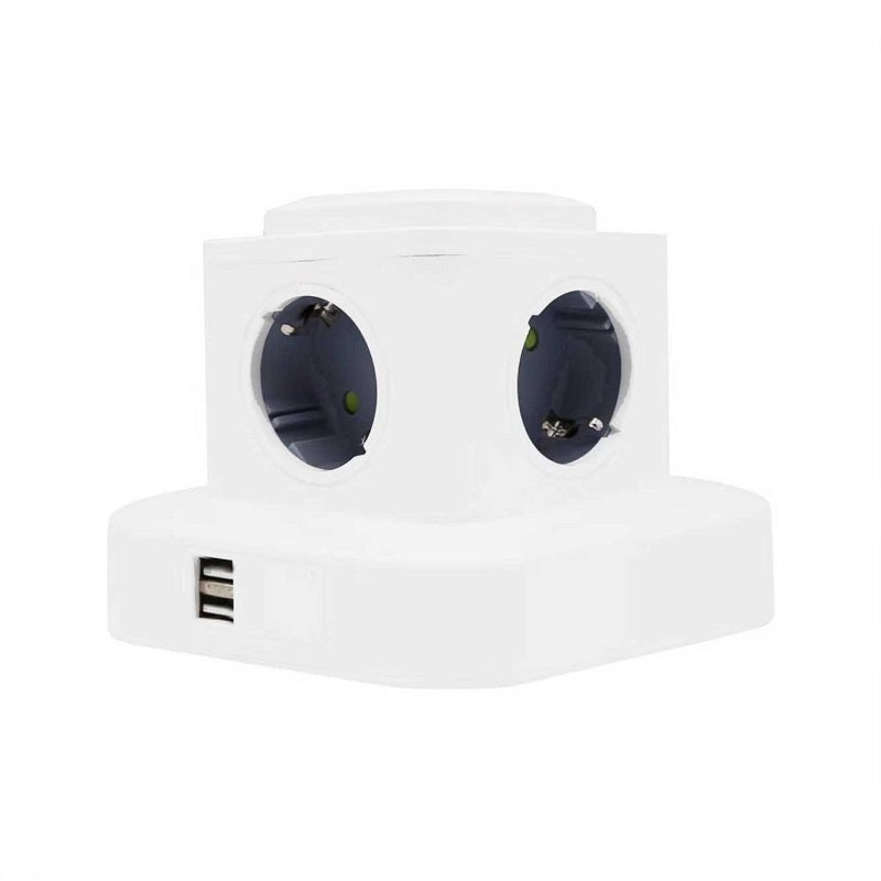 Κάθετο πολύπριζο 4 θέσεων - Σούκο - 2USB - 3m - RC-G4P - 004130 - iThinksmart.gr