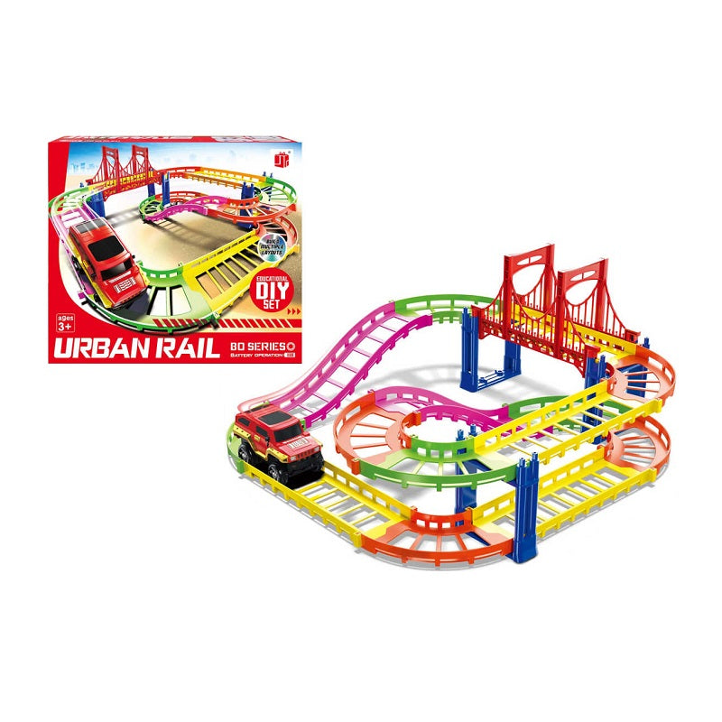 Πίστα-αυτοκινητόδρομος με όχημα - 888-30 - 013609 - iThinksmart.gr