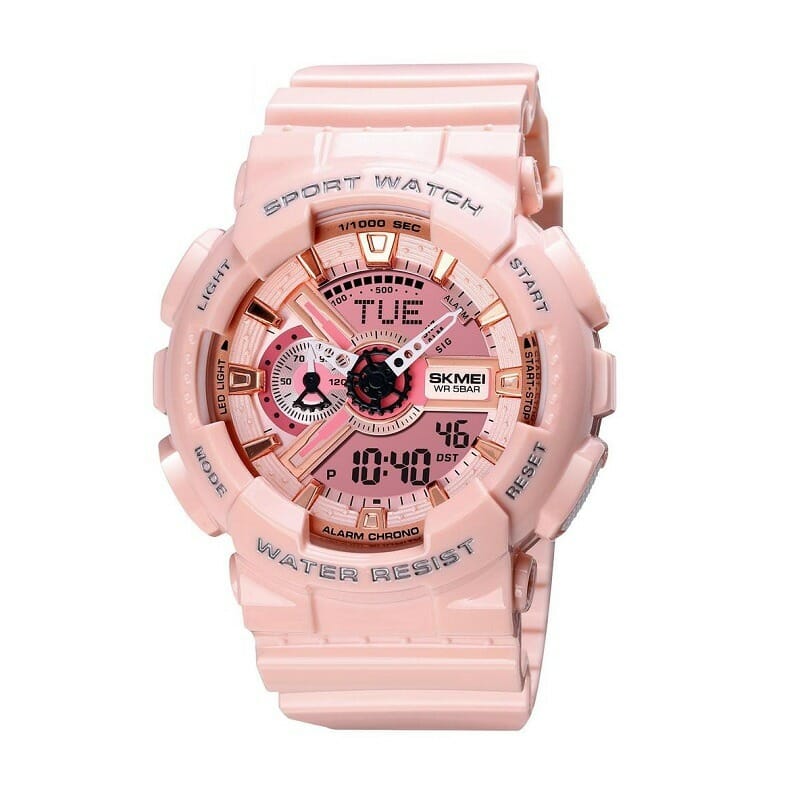 Ψηφιακό/αναλογικό ρολόι χειρός – Skmei - 1834 - Pink - iThinksmart.gr