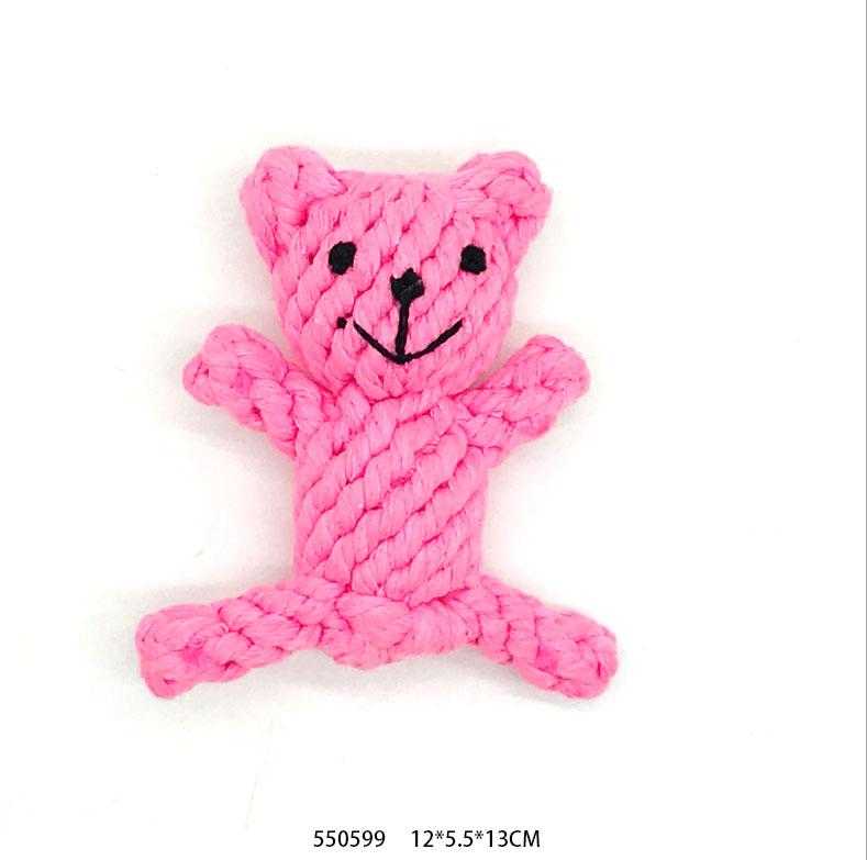 Παιχνίδι σκύλου ζωάκι από σχοινί - 13cm - 550599 - iThinksmart.gr