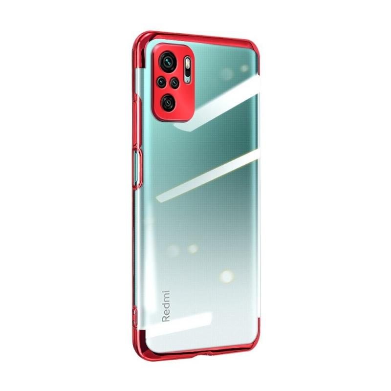 Θήκη Σιλικόνης TPU Electroplating - Xiaomi Redmi Note 10 - Κόκκινο - iThinksmart.gr