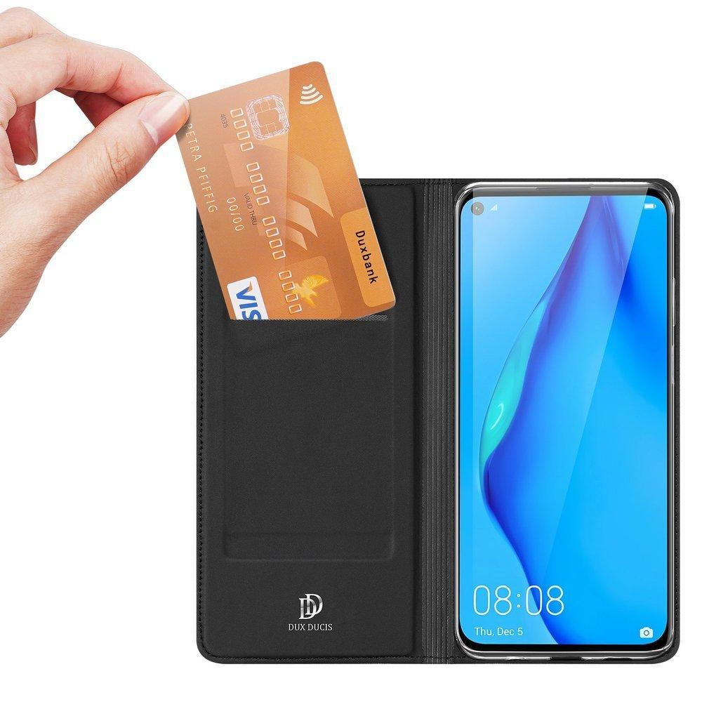 Θήκη Πορτοφόλι Flip Dux Ducis από Δερματίνη - Huawei P40 Lite - Ανθρακι - iThinksmart.gr