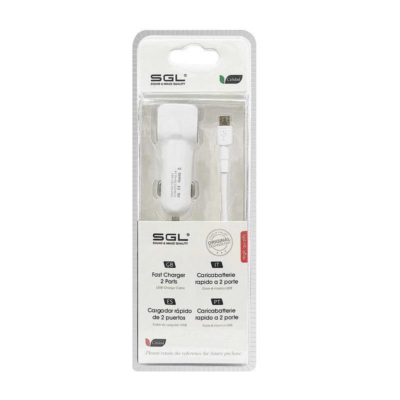 Φορτιστής αυτοκινήτου - Micro USB - 1m - V8-D13 - 110206 - iThinksmart.gr