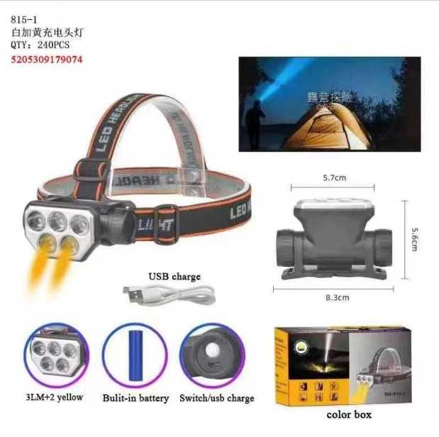 Φακός κεφαλής LED - 815-1 - 179074 - iThinksmart.gr