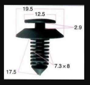 Σετ συνδετήρες αυτοκινήτου - 1213 - 20pcs - 119223 - iThinksmart.gr