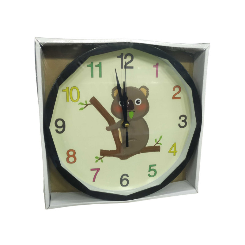 Παιδικό ρολόι τοίχου - XH-B2602 - 26cm - 126027 - Black - iThinksmart.gr