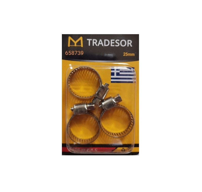 Σετ σφιγκτήρες σωλήνων - 3pcs - 25mm - 658739 - iThinksmart.gr