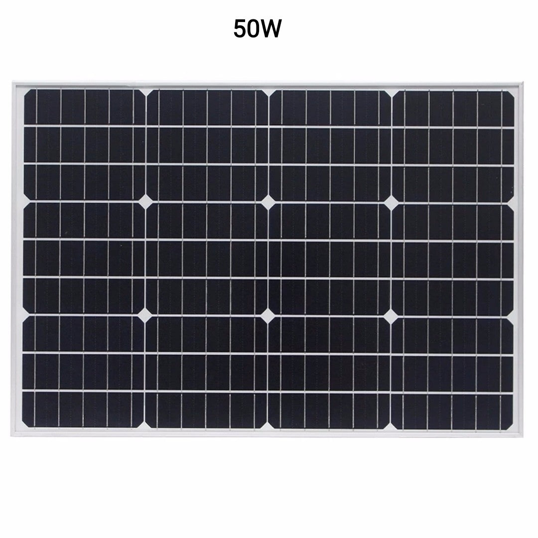Μονοκρυσταλλικό ηλιακό πάνελ - Solar Panel - 50W - 676128 - iThinksmart.gr