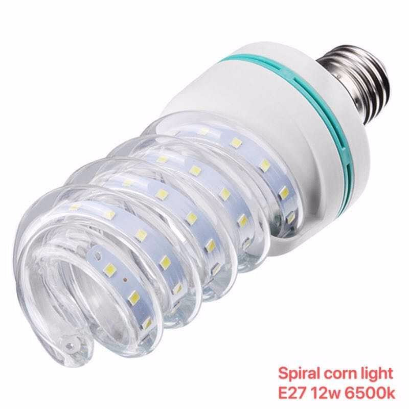 Λάμπα LED - Spiral Corn - E27 - 12W - 6500K - 356960 - iThinksmart.gr