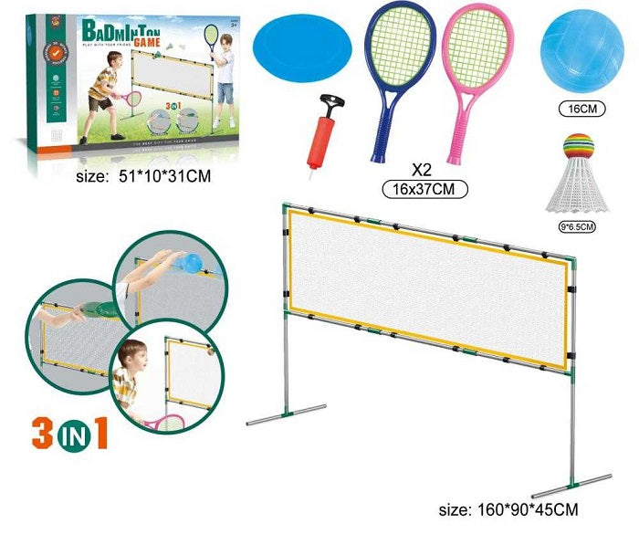 Παιδικό σετ Badminton με φιλέ - 161192 - iThinksmart.gr
