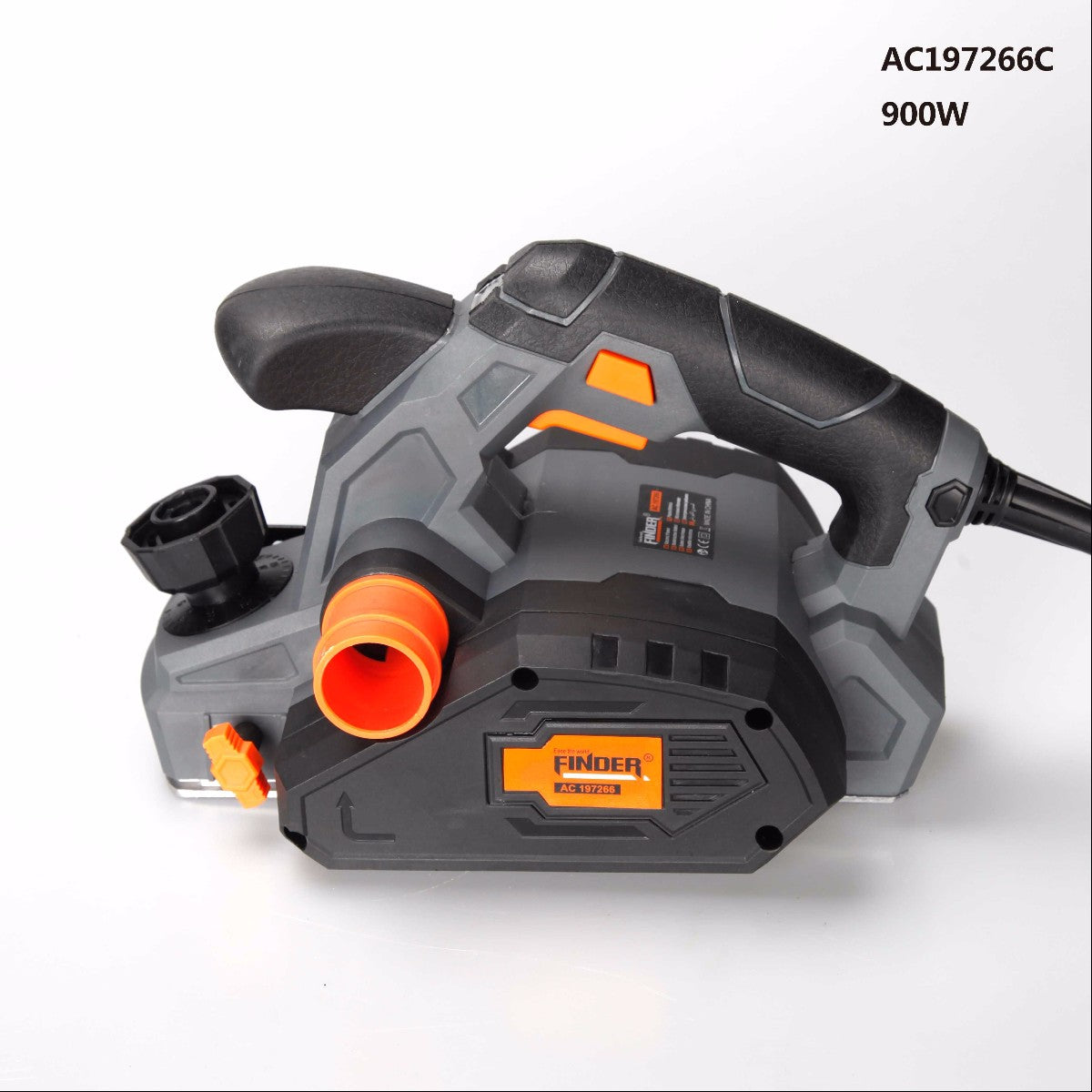Χειροκίνητη ηλεκτρική πλάνη ξύλου - 900W - Finder - 197266 - iThinksmart.gr