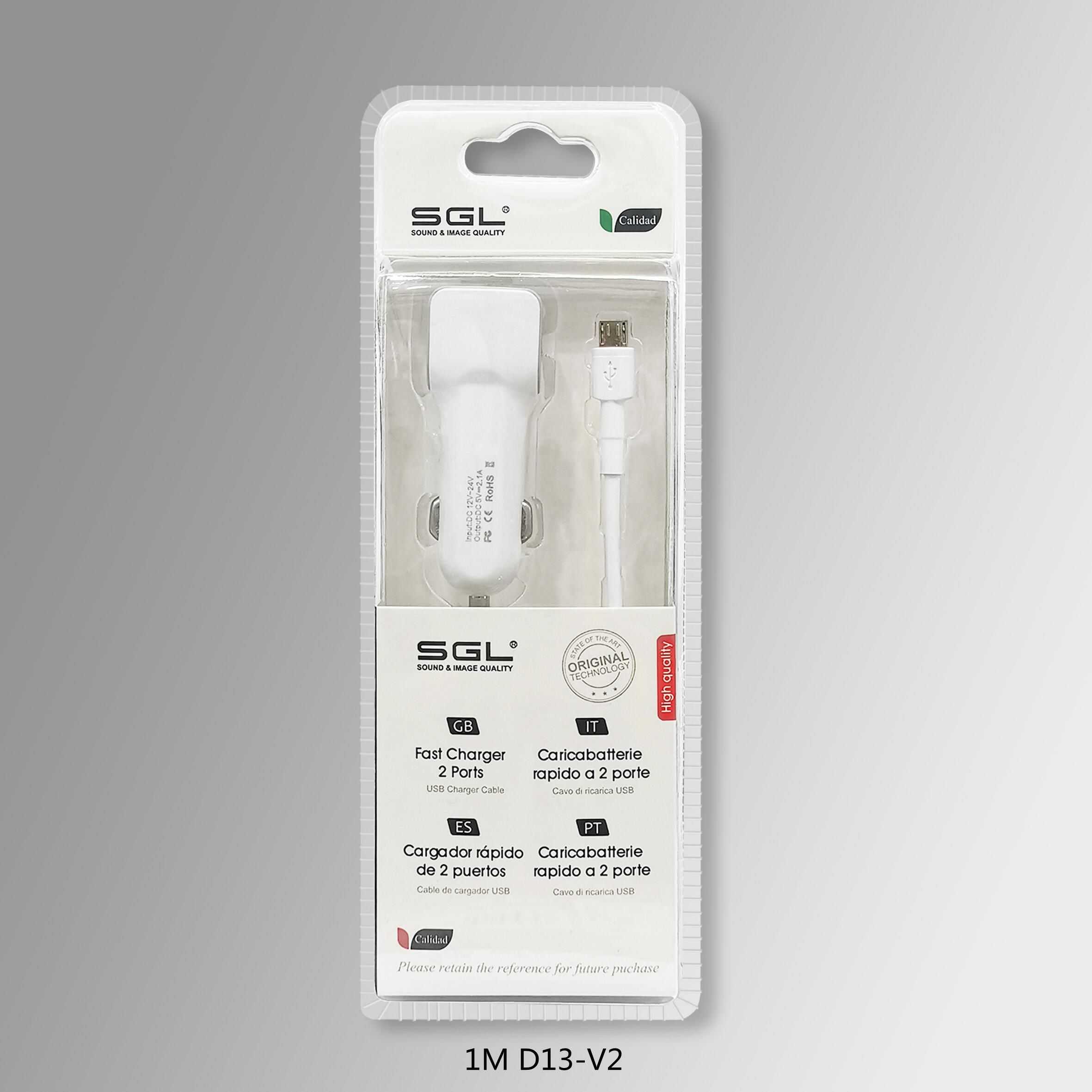Φορτιστής αυτοκινήτου - Micro USB - 1m - V8-D13 - 110206 - iThinksmart.gr