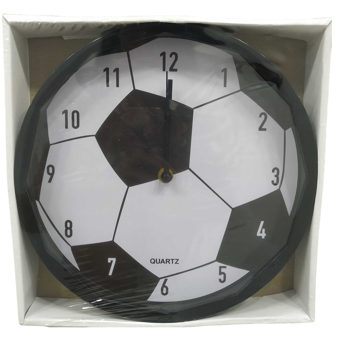 Ρολόι τοίχου - Soccer - XH-6629 - 166290 - Black - iThinksmart.gr