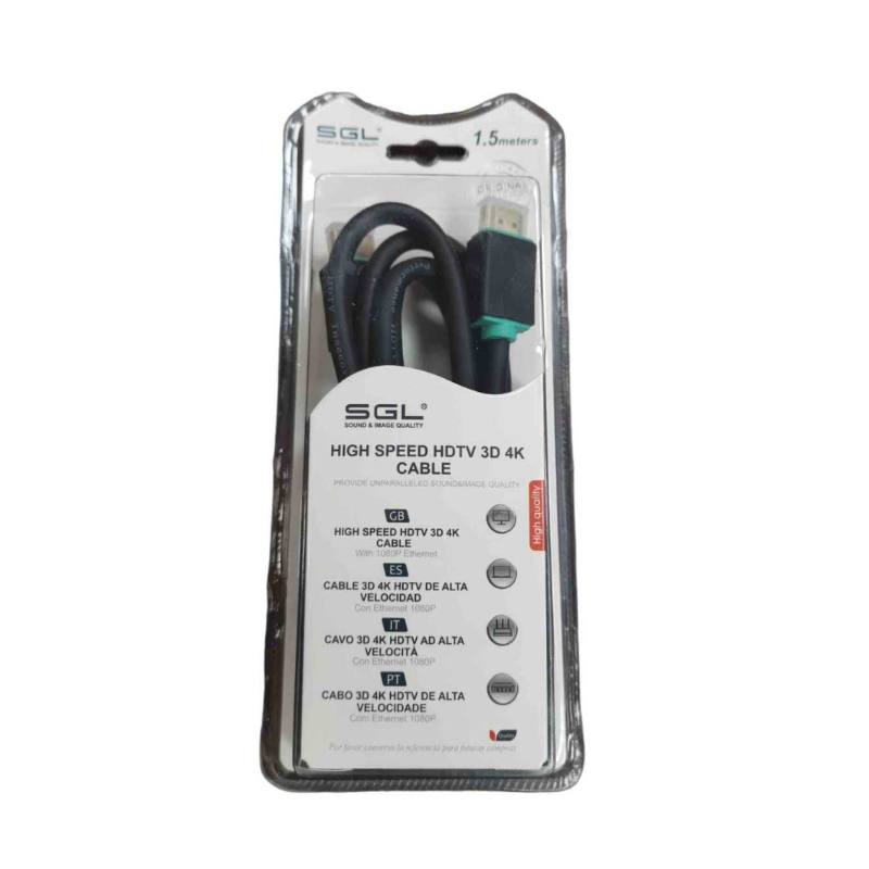 Καλώδιο HDTV - 1592 - 3D-4K - 1.5m - 175574 - iThinksmart.gr