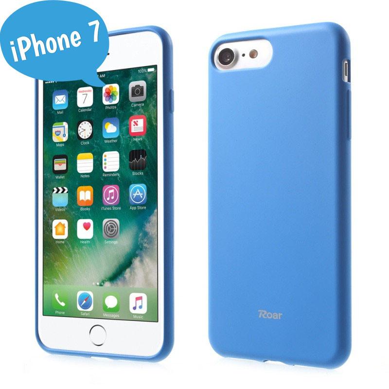 Θηκη TPU Roar Colorful Jelly - iPhone 7 / iPhone 8 / SE 2020 - Γαλαζιο - iThinksmart.gr
