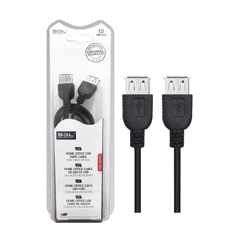 Καλώδιο USB-A Female - 1.5m - 8S - 197662 - iThinksmart.gr