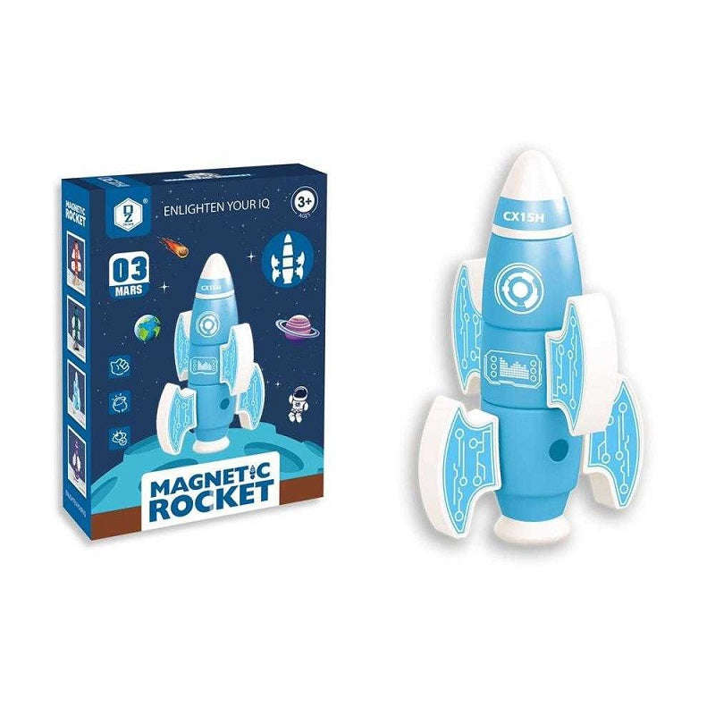 Παιχνίδι κατασκευής με μαγνήτες - Πύραυλος - HD367A - 222397 - iThinksmart.gr
