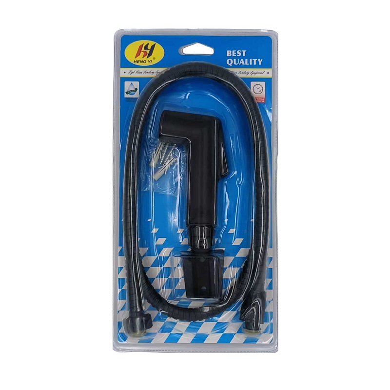 Πιστόλι ντουζιέρας με διακόπτη και σπιράλ - 1.2m - Black - 23064 - iThinksmart.gr