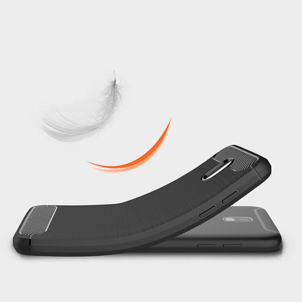 Θηκη TPU Carbon OEM - Samsung Galaxy J7 (2017) - Μπλε - iThinksmart.gr