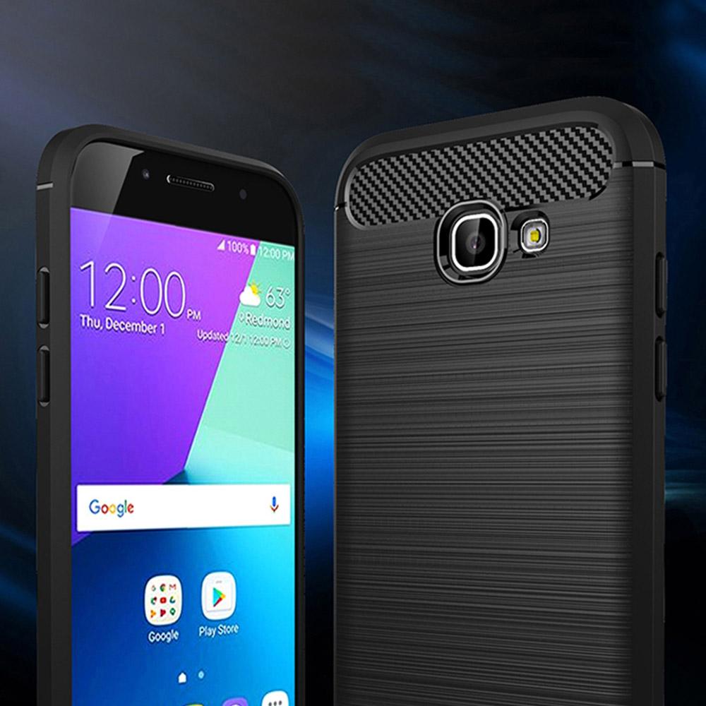 Θηκη TPU Carbon OEM - Samsung Galaxy A3 (2017) - Μπλε - iThinksmart.gr