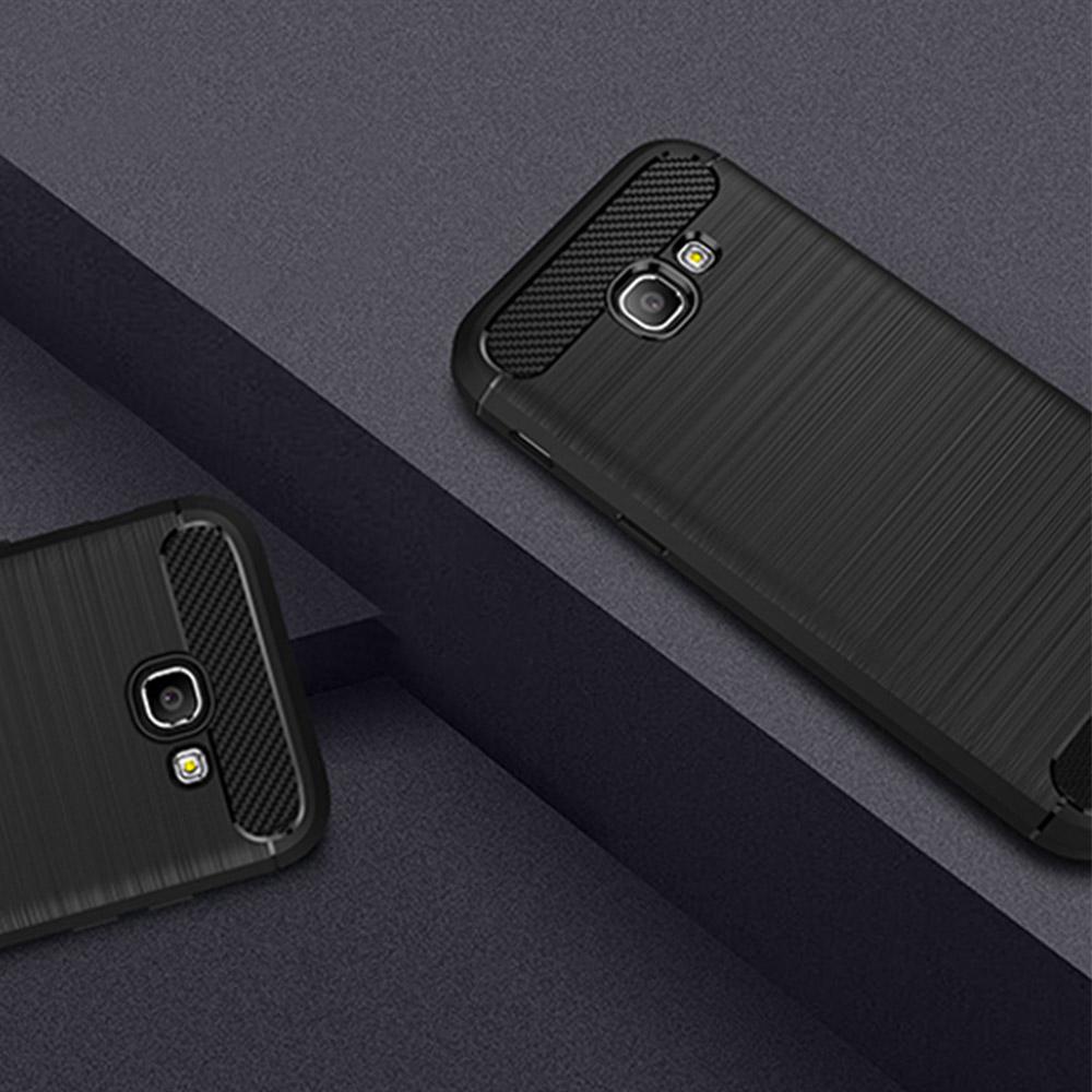 Θηκη TPU Carbon OEM - Samsung Galaxy A3 (2017) - Μπλε - iThinksmart.gr