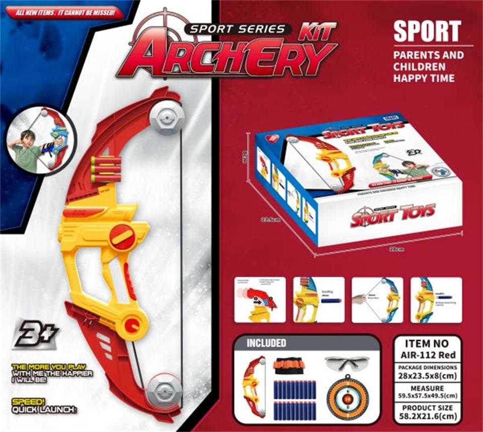 Σετ τοξοβολίας με στόχο - AIR-112 - Red - 222745 - iThinksmart.gr