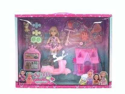 Σετ κούκλα με κατοικίδιο και αξεσουάρ - HX667C-2 - 345420 - iThinksmart.gr