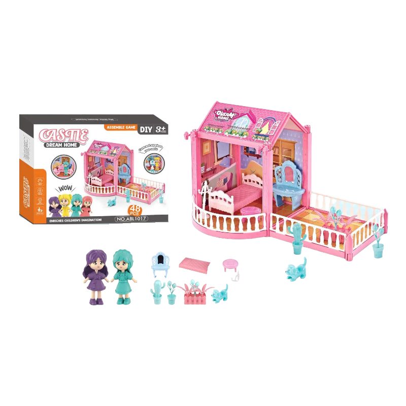 Κουκλόσπιτο DIY - Dream Home - ABL-1017 - 48pcs - 333221 - iThinksmart.gr