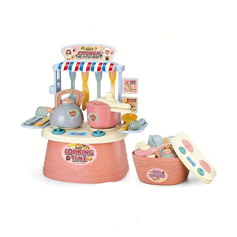 Σετ βαλιτσάκι-πάγκος μαγειρικής με αξεσουάρ - 1077-5 - 345303 - iThinksmart.gr