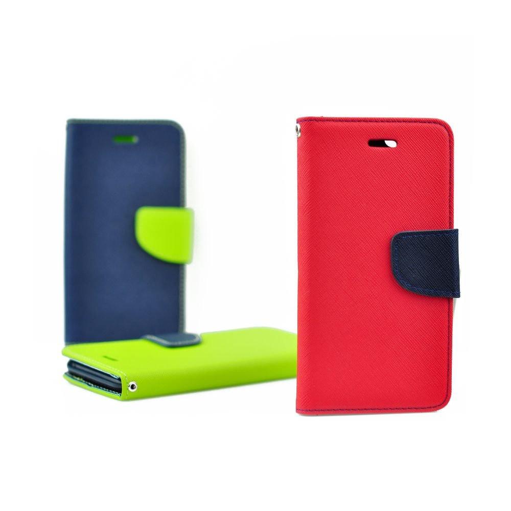 Θήκη Πορτοφόλι Fancy Book από Δερματίνη - Samsung Galaxy S6 Edge (G925) - Κοκκινο / Μπλε - iThinksmart.gr