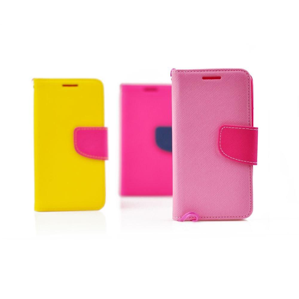 Θήκη Πορτοφόλι Fancy Book από Δερματίνη - Samsung Galaxy S6 (G920) - Ροζ - iThinksmart.gr