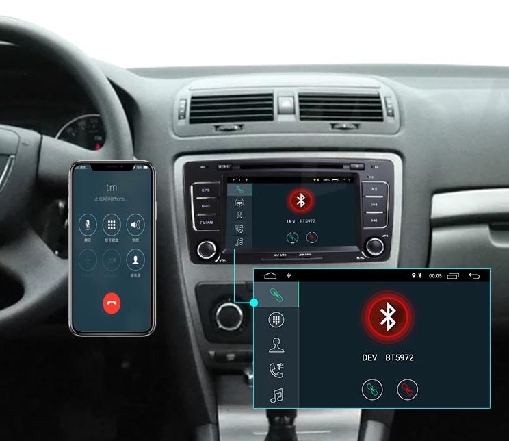 Ηχοσύστημα αυτοκινήτου 2DIN - Skoda Octavia - 8305 - Android - 000965