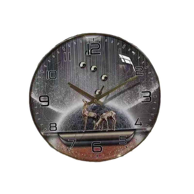 Ρολόι τοίχου - FHS-B625-7 - 505022 - Gold - iThinksmart.gr