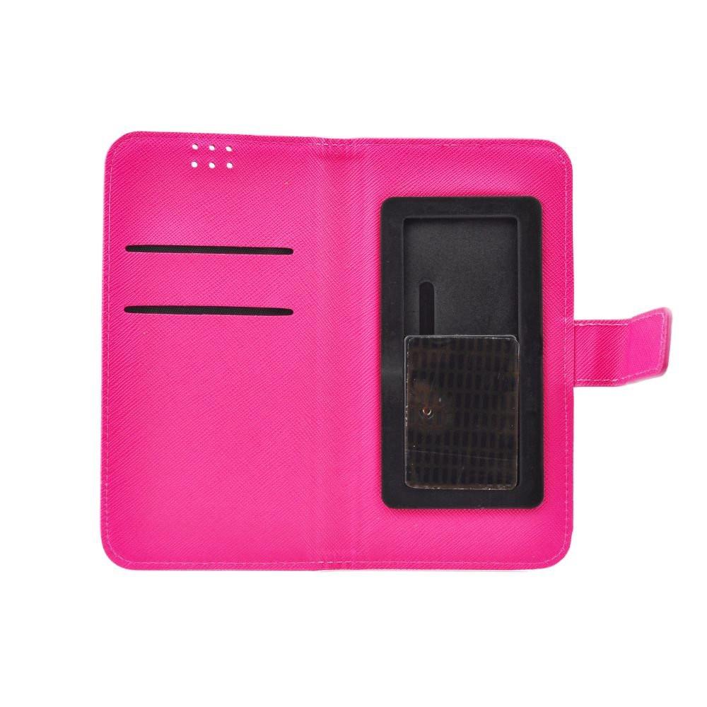 Θηκη Universal Book - Smartphones 4" Ιντσων - Ροζ - iThinksmart.gr