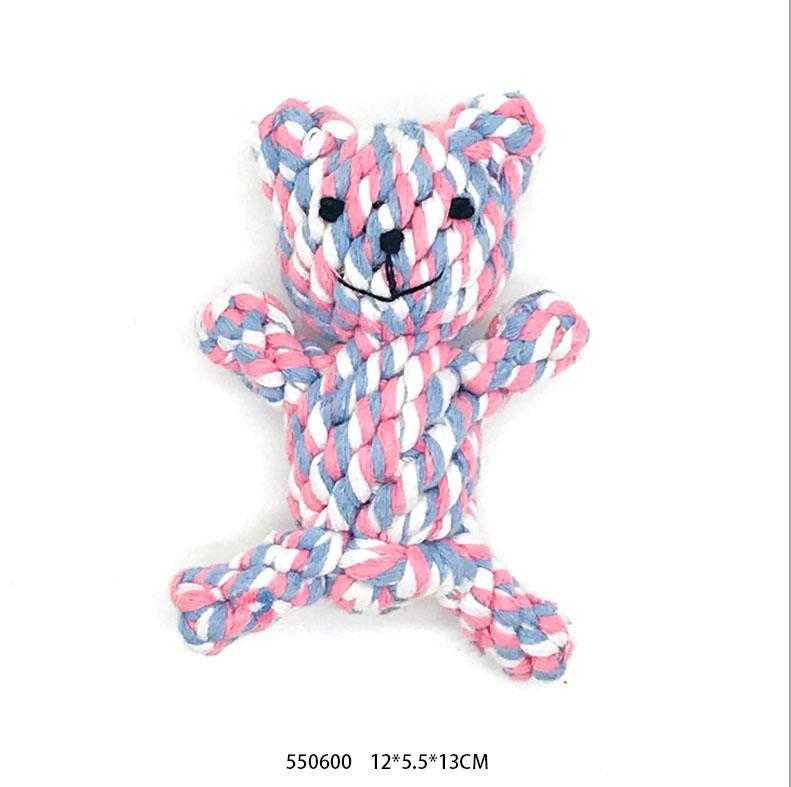 Παιχνίδι σκύλου ζωάκι από σχοινί - 13cm - 550600 - iThinksmart.gr