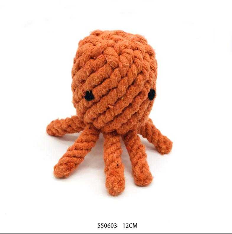 Παιχνίδι σκύλου ζωάκι από σχοινί - 12cm - 550603 - iThinksmart.gr