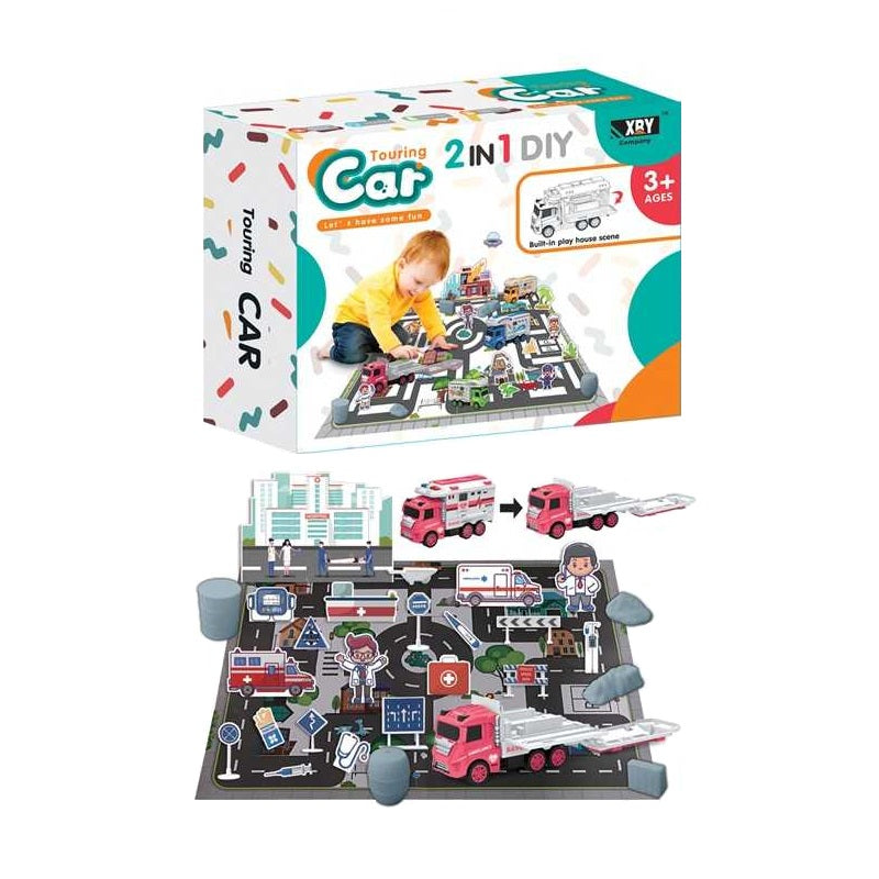 Σετ αυτοκινητόδρομος με αξεσουάρ - 2767 - 579642 - iThinksmart.gr