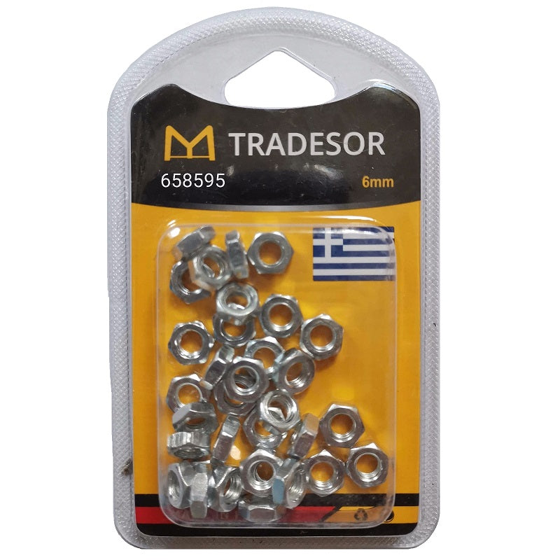 Σετ 30Χ - Παξιμάδια - 6mm - 658595 - iThinksmart.gr