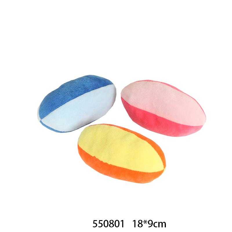 Λούτρινο παιχνίδι σκύλου μπάλα - 18x9cm - 550801 - iThinksmart.gr