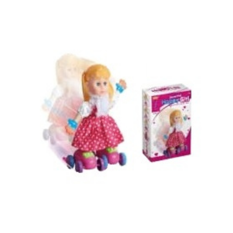 Κούκλα με Rollers που χορεύει - 5927B - 700012 - iThinksmart.gr