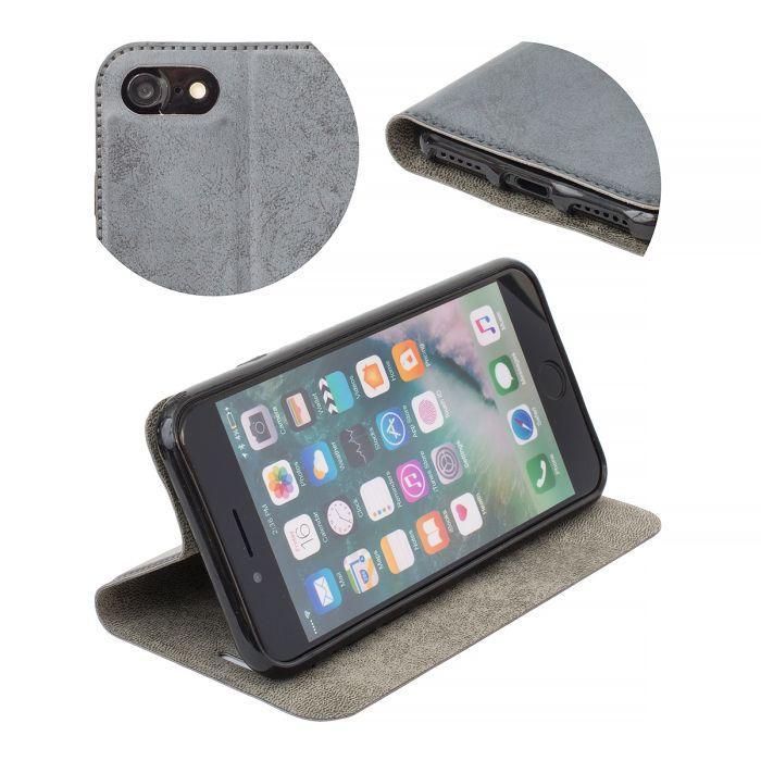 Θηκη Velvet Magnet Book - Samsung Galaxy A8 (2018) - Γκρι - iThinksmart.gr