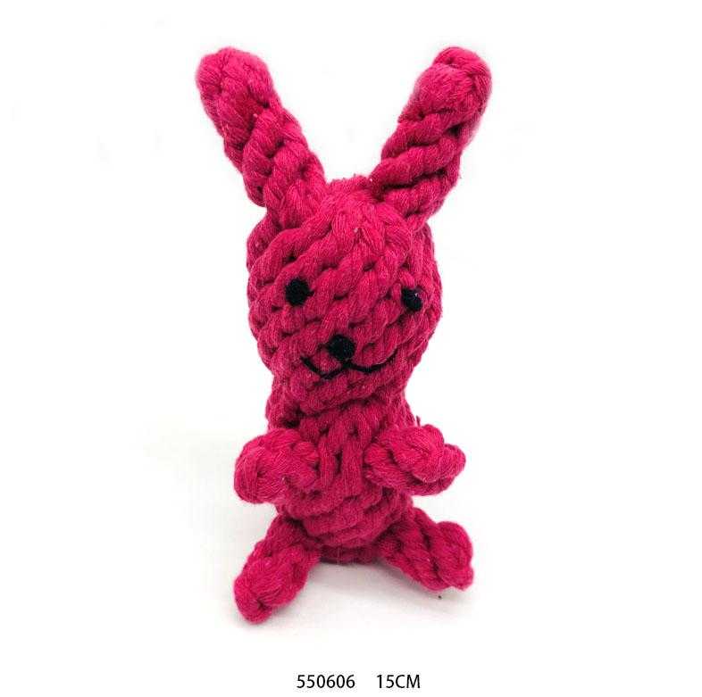 Παιχνίδι σκύλου ζωάκι από σχοινί - 15cm - 550606 - iThinksmart.gr