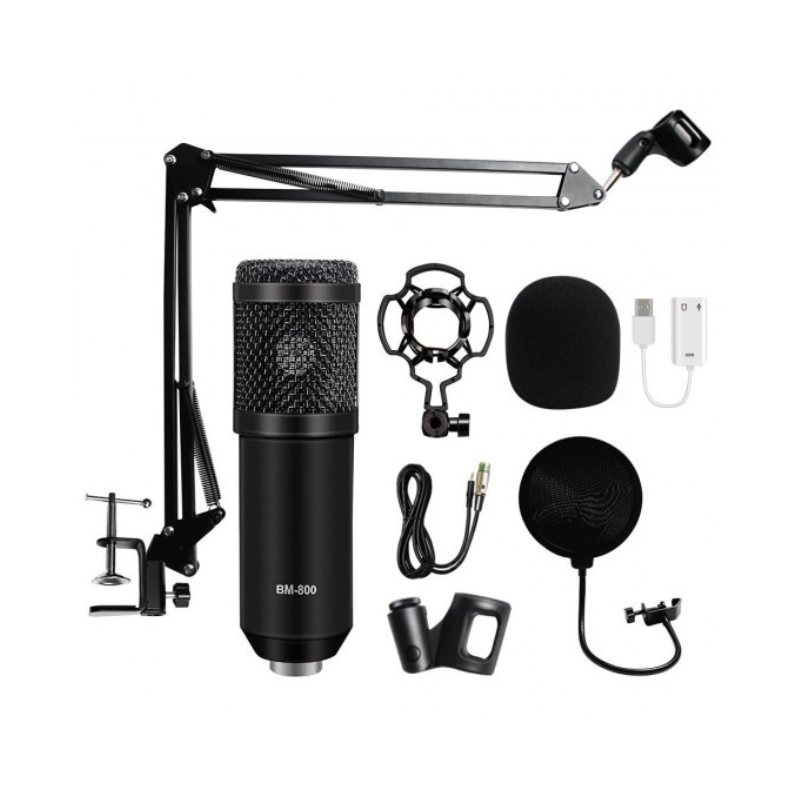 Πυκνωτικό μικρόφωνο & σετ ηχογράφησης - BM800 - 882740 - iThinksmart.gr