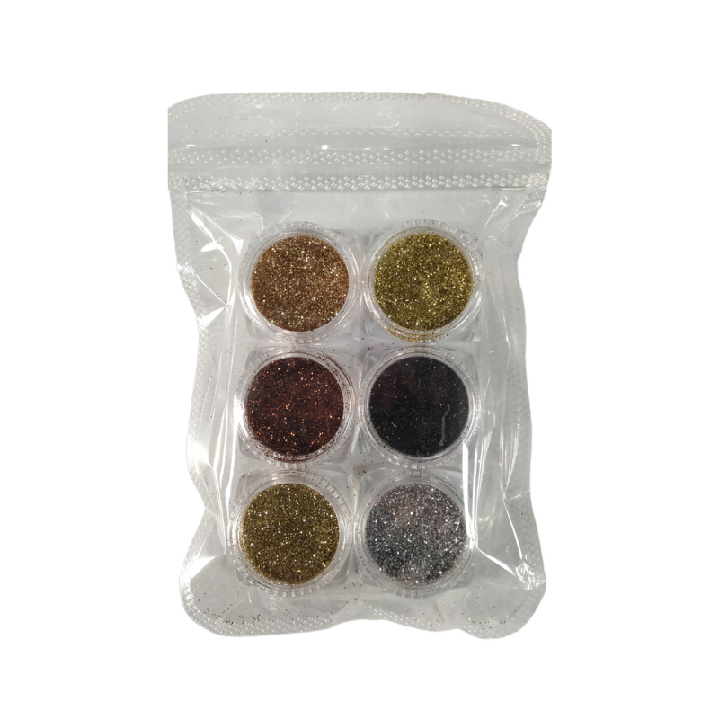 Σετ Glitter νυχιών Nail Art - Diamond Glitter - 6pcs - 910587 - iThinksmart.gr