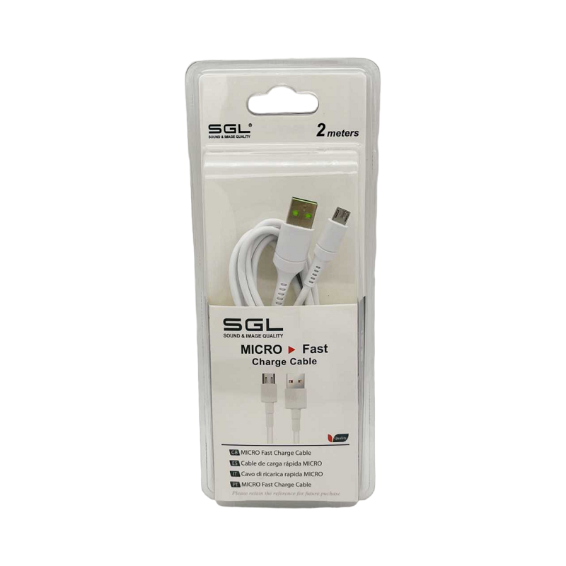 Καλώδιο φόρτισης & data - Micro USB - D13 - 2m - 099323 - iThinksmart.gr