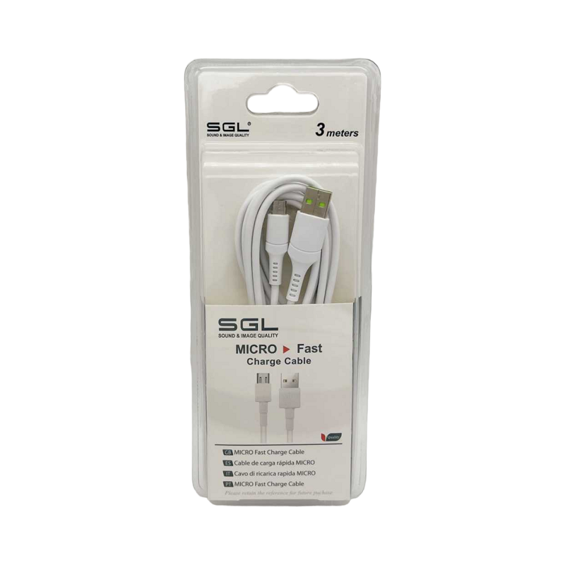 Καλώδιο φόρτισης & data - Micro USB - D13 - 3m - 099330 - iThinksmart.gr
